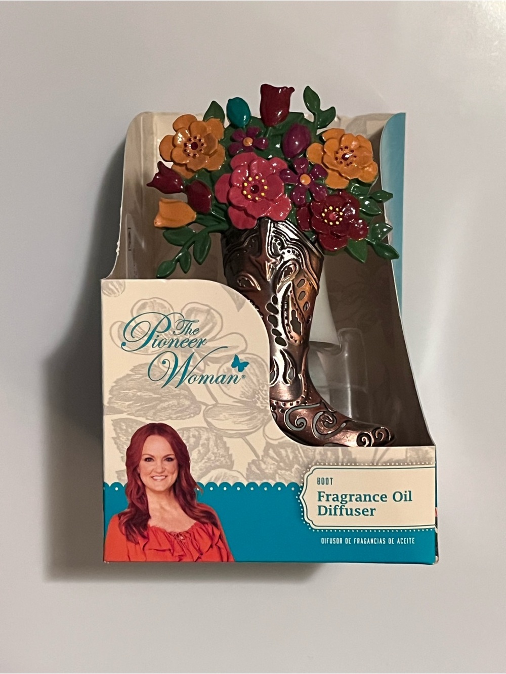 The Pioneer Woman Floral Cowboy Boot Fragrance Oil Diffuser